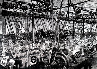 Sklep narzędziowo-tokarski firmy Robert Stephenson and Company. autorstwa Unbekannt