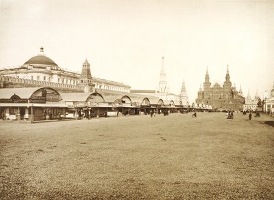 Targi na Placu Czerwonym, Moskwa, Rosja, 1888 r. autorstwa Unbekannt