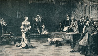 Proces królowej Katarzyny, 1529 1905. autorstwa Unbekannt
