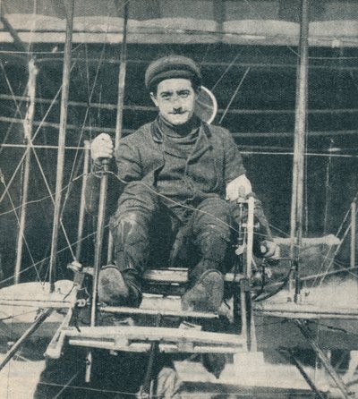 Zdobywca nagrody w wysokości 10 000 funtów za lot z Londynu do Manchesteru, 1910 c1937 autorstwa Unbekannt