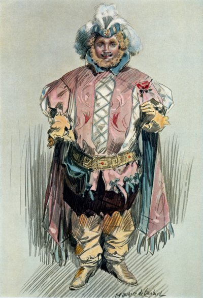 Teatr De La Porte-Saint-Martin - Falstaff - Falstaff. - M. Clerget, 1904. autorstwa Unbekannt