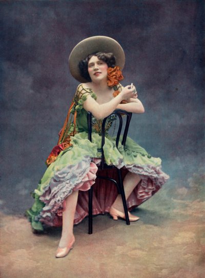 Teatrzyk rewiowy. - Paris Aux Varietes - Otero - Miss Lise Berty, 1904. autorstwa Unbekannt