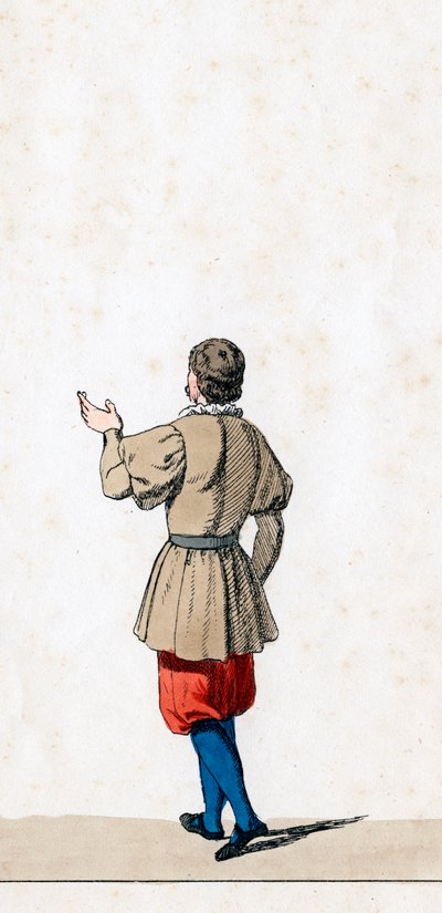 Projekt kostiumów teatralnych do sztuki Szekspira, Henryk VIII, XIX w. autorstwa Unbekannt