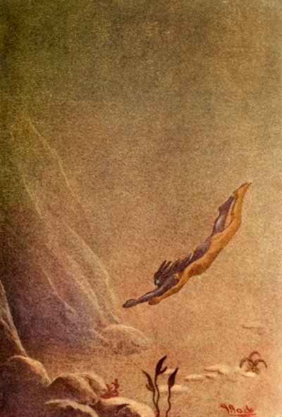 „Przybyli do siedziby boga wody”, 1914. autorstwa Unbekannt
