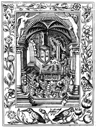 Laboratorium Thomasa Nortonsa, c1477 1652 autorstwa Unbekannt
