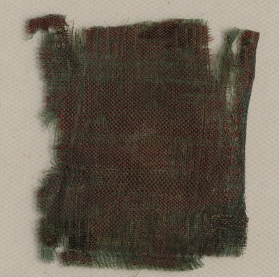 Trzy fragmenty włoskiego gotyckiego jedwabiu, 1300s. autorstwa Unbekannt