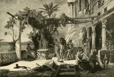 Tyberiusz na Capri, 1890. autorstwa Unbekannt
