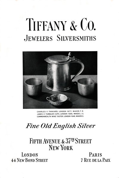 Reklama Tiffany & Co., 1937 autorstwa Unbekannt