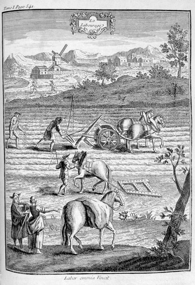Uprawa ziemi, 1775 autorstwa Unbekannt