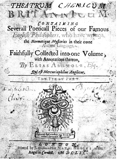 Strona tytułowa Elias Ashmoles Theatrum Britannicum, 1652 autorstwa Unbekannt