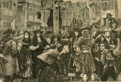 Tytus Oates w pręgierzu, 1685, 1897. autorstwa Unbekannt