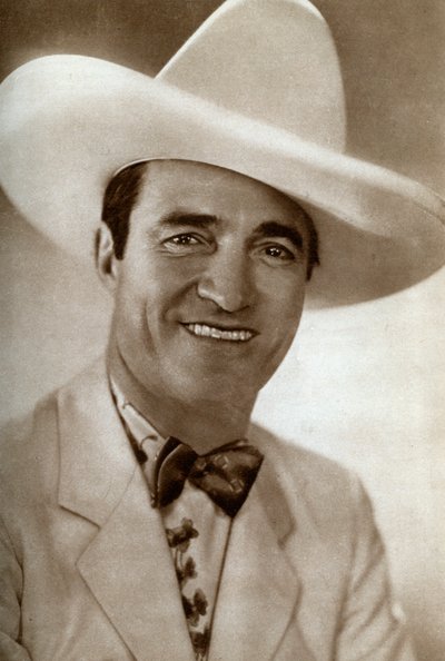 Tom Mix, amerykański aktor filmowy, 1933 autorstwa Unbekannt