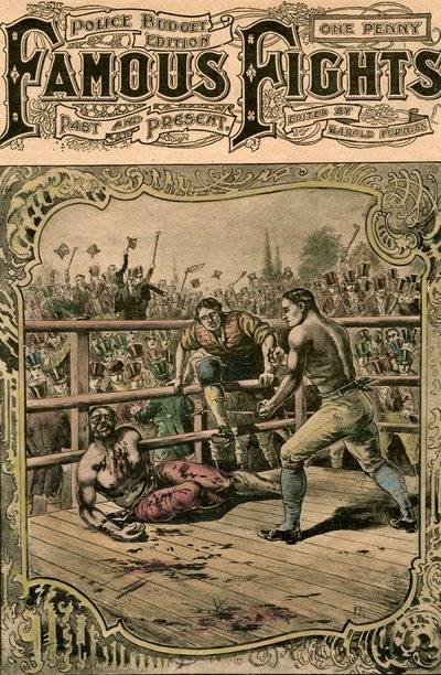 Druga walka Toma Springsa z Jackiem Langanem, 1824, koniec XIX lub początek XX wieku autorstwa Unbekannt