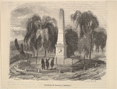 Grób Turenne w Salsbach, 1835-78. autorstwa Unbekannt