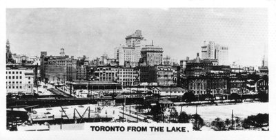 Toronto znad jeziora, Kanada, ok. 1920 r. autorstwa Unbekannt