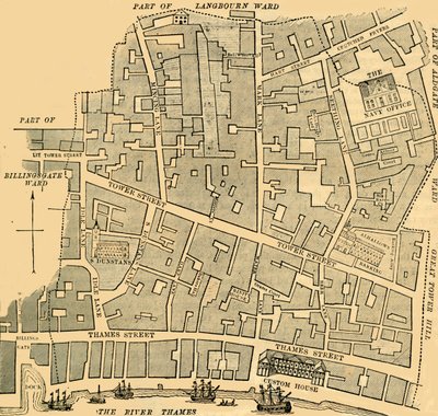 Tower Street Ward, ok. 1872 r. autorstwa Unbekannt