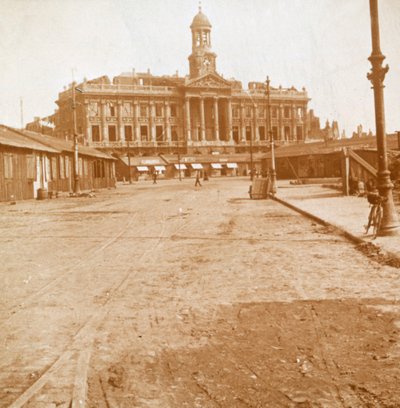 Ratusz i Rynek Główny, Cambrai, północna Francja, c1914-c1918. autorstwa Unbekannt
