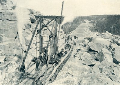 Maszyna do układania torów, 1922. autorstwa Unbekannt