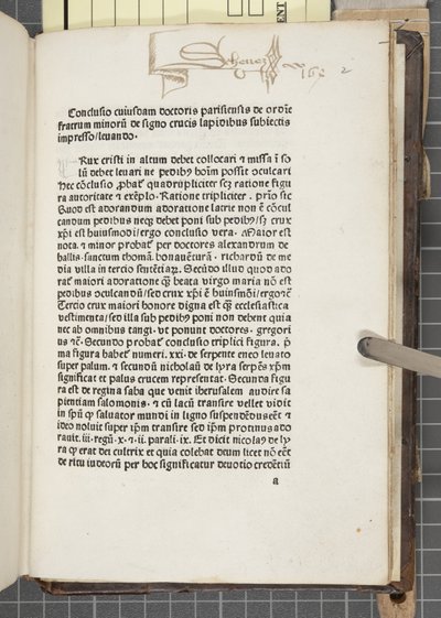 Tractat[us] sancti Augustini, napisany przez Augustyna z Hippony (pióro i atrament na papierze) autorstwa Unbekannt