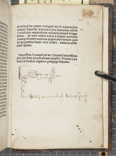 Tractat[us] sancti Augustini, napisany przez Augustyna z Hippony (pióro i atrament na papierze) autorstwa Unbekannt