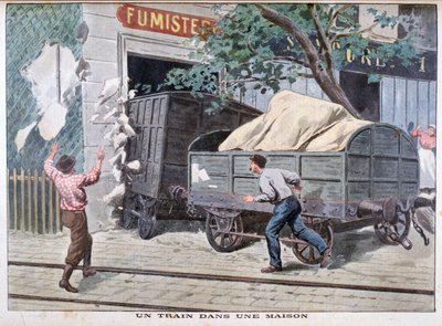 Katastrofa kolejowa, 1900 autorstwa Unbekannt