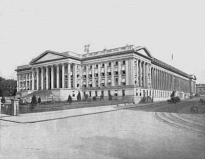 Budynek Skarbu, Waszyngton DC, USA, ok. 1900. autorstwa Unbekannt