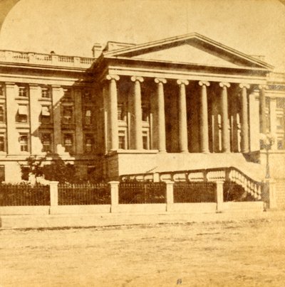 Departament Skarbu, Waszyngton, D.C., ok. 1880 r. autorstwa Unbekannt