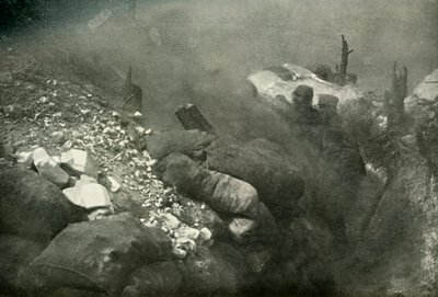 Wojna w okopach w Argonnie, 1919. autorstwa Unbekannt