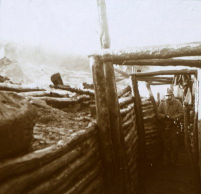 Okopy, Artois, północna Francja, c1914-c1918 autorstwa Unbekannt