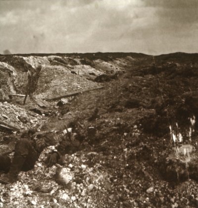 Okopy, Somma, północna Francja, c1914-c1918 autorstwa Unbekannt
