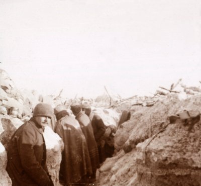 Okopy, Tahure, północna Francja, c1914-c1918 autorstwa Unbekannt