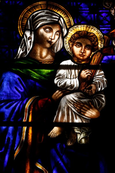 Kościół Trójcy Świętej - Dziewica Maryja i Jezus, Nowy Jork, Stany Zjednoczone autorstwa Unbekannt