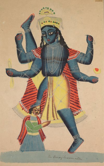 Trivikrampada Trzy kroki Wisznu, 1500s. autorstwa Unbekannt