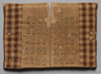 Tunika ze zwierzętami profilowymi i szachownicą, 700 BC-AD 650. autorstwa Unbekannt