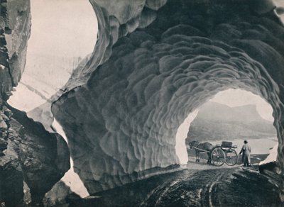 Tunel w śniegu, przełęcz Hauklid, 1914. autorstwa Unbekannt