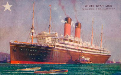 Podwójna śruba RMS Adriatic linii White Star, c1907 autorstwa Unbekannt