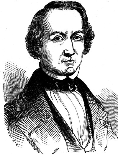 UJJ Leverrier, francuski astronom, który obliczył pozycję planety Neptun w 1846 1847 autorstwa Unbekannt