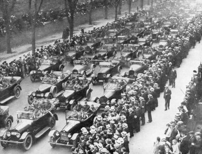 US 1. Armia w Paradzie Zwycięstwa, Nowy Jork, USA, 10 września 1919 autorstwa Unbekannt