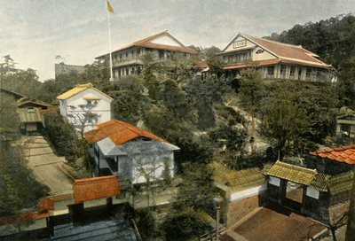 Un Hotel A Kioto, Hotel w Kioto, 1900. autorstwa Unbekannt