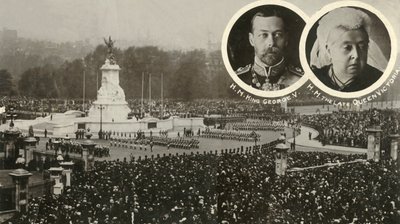 Odsłonięcie Victoria Memorial, Londyn, 16 maja 1911. autorstwa Unbekannt
