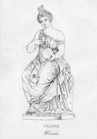 Urania Uranie, c1850 autorstwa Unbekannt