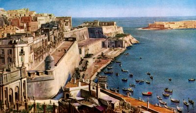 Valletta, Malta, ok. 1930 autorstwa Unbekannt