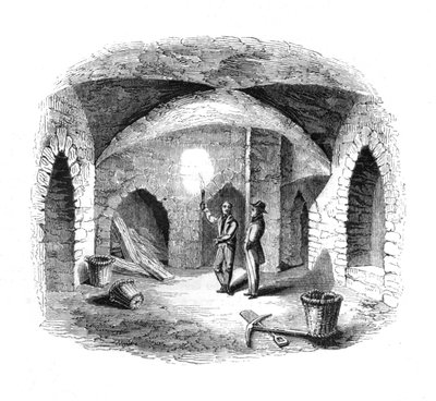 Skarbiec pod Starą Izbą Lordów, 1845 autorstwa Unbekannt