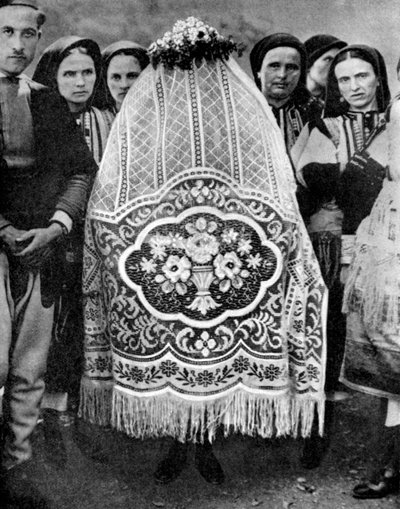 Ukryta panna młoda, Południowa Serbia, 1936 autorstwa Unbekannt