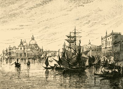 Wenecja: Widok z Riva Degli Schiavoni, 1890. autorstwa Unbekannt