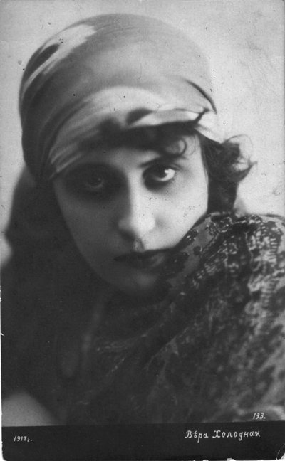 Vera Chołodnaya, rosyjska aktorka kina niemego, 1916 autorstwa Unbekannt