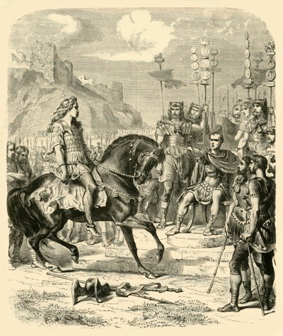 Wercyngetoryks przed Cezarem, 1890. autorstwa Unbekannt