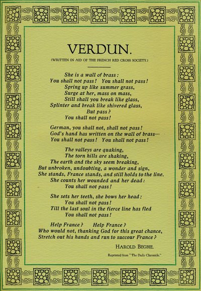 Verdun, 1916 autorstwa Unbekannt