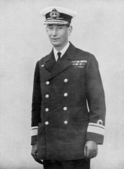 Wiceadmirał Roger John Brownlow Keyes, brytyjski oficer marynarki, 1918 autorstwa Unbekannt