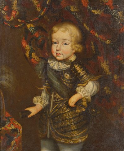 Victor Amadeus I 1587-1637, książę Sabaudii, jako niemowlę, XVII wiek. autorstwa Unbekannt